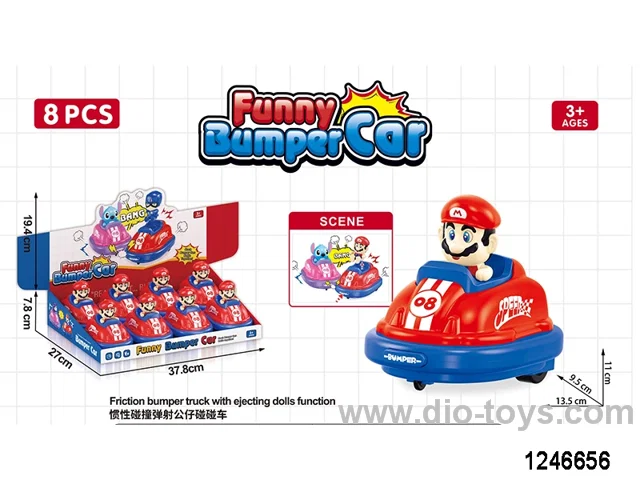 Inertial mario bumper car
