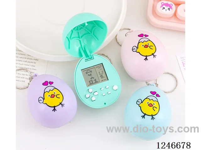 Tetris game console 4colors included battery