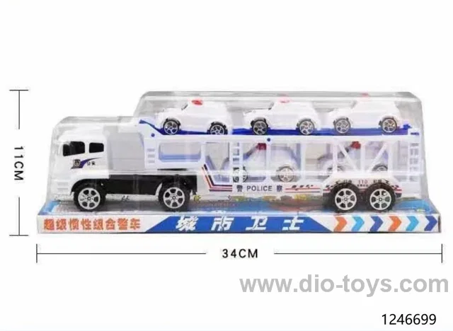 free wheel trailer+ free wheel police car