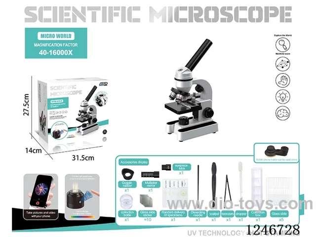 Professional Microscope Metal Objective Lens - Mobile Caliper