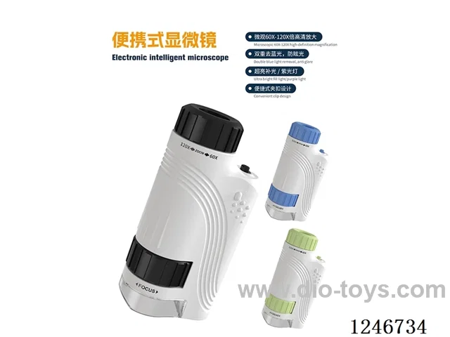 Handheld Microscope 60X-120X included battery