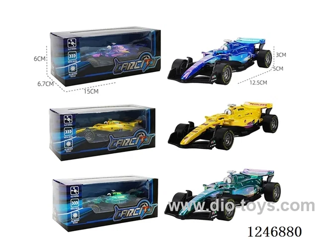 1:36 pull back alloy car 3 colors mixed