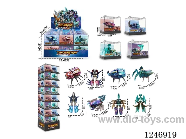 Super Alloy Transformers Series Toys (4 Variants in 4 Colours)
