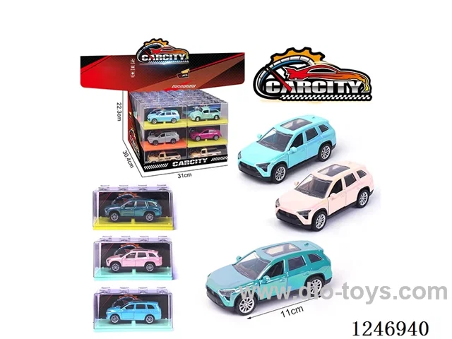 1:36 pull back alloy car 24PCS 3 colors mixed