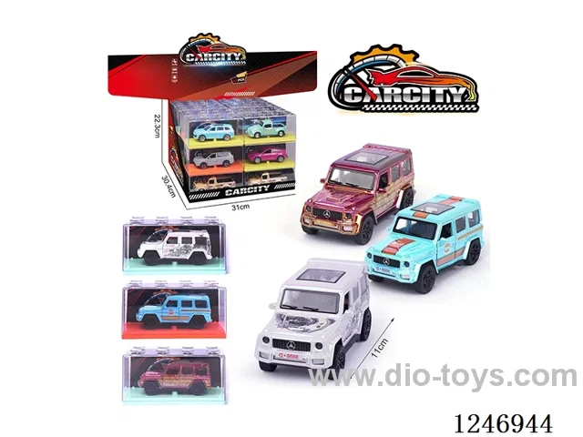 1:36 pull back alloy car 24PCS 3 colors mixed