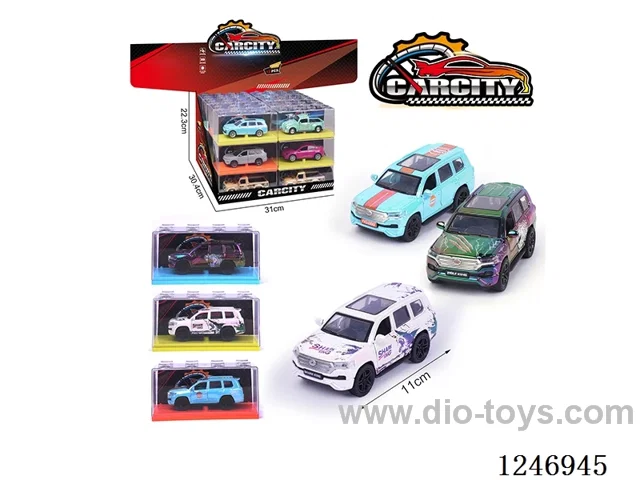 1:36 pull back alloy car 24PCS 3 colors mixed