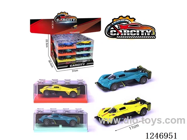 1:36 pull back alloy car 32PCS 2 colors mixed