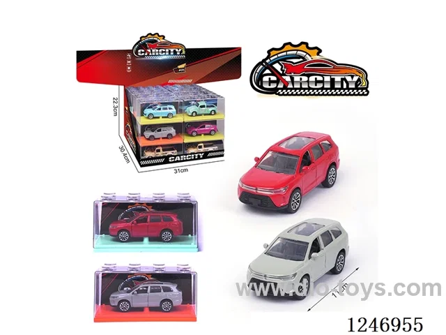 1:36 pull back alloy car 24PCS 3 colors mixed
