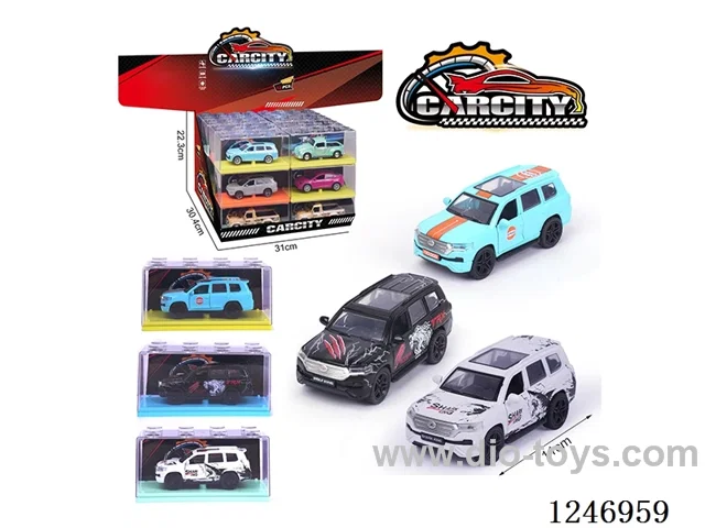 1:36 pull back alloy car 24PCS 3 colors mixed