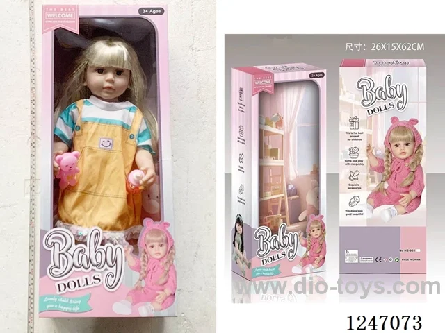 22 inch doll Multi-colour mixed packaging with IC (LR44 battery *2)