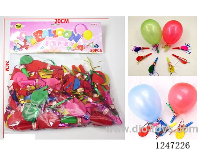 50PCS Whistle Balloons