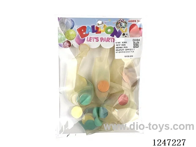 6PCS Clear Sequin Balloons