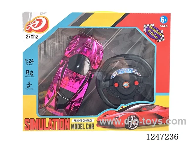 1：24 2 ch rc car not included battery 3 colors