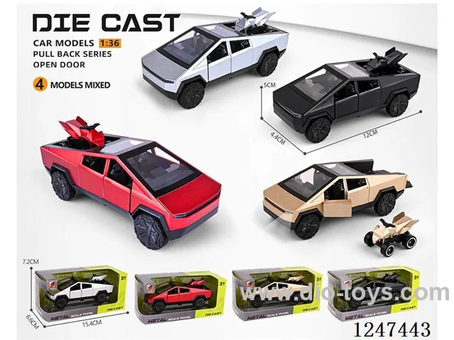 1:36 pull back alloy car 3 doors openable W L/M