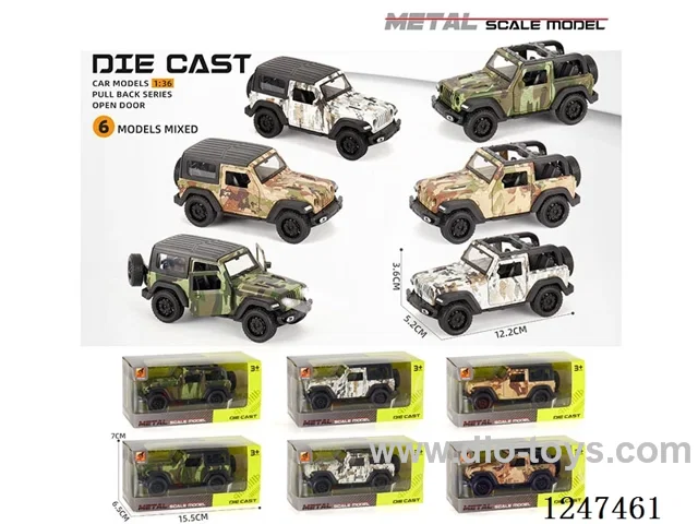 1:36 pull back alloy car 3 doors openable W L/M