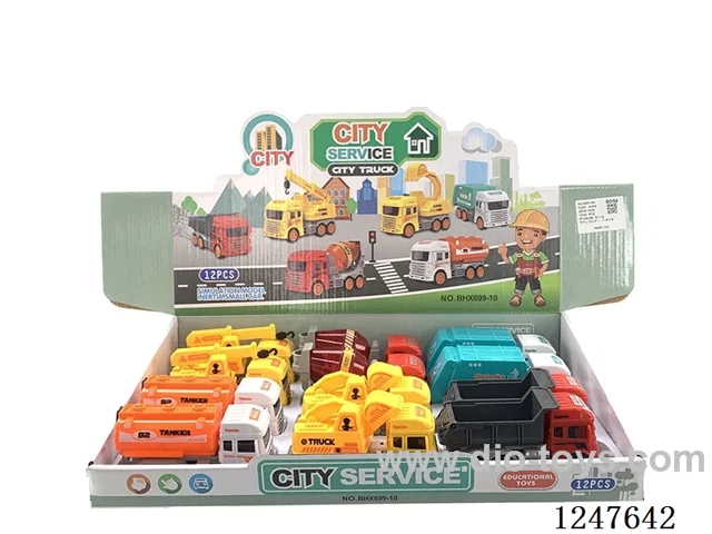 Inertia Engineering Vehicle (6 Mixed)12PCS