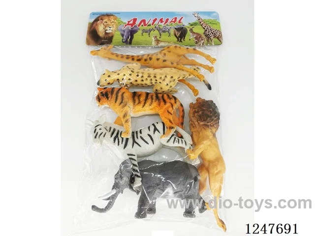 Wild Animal Set 6PCS7inch