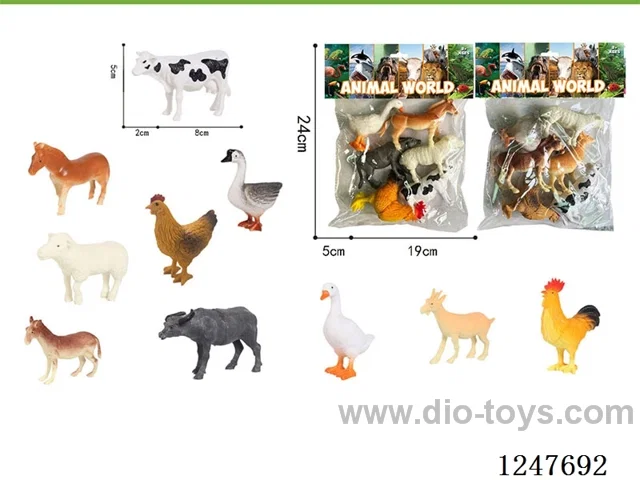 6PCS Animal 2 Models Mixed Pack