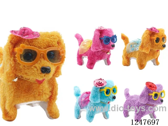 Plush dog set (thick fur)