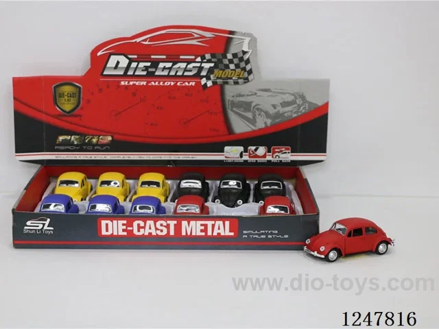 1:32 pull back alloy car 12PCS