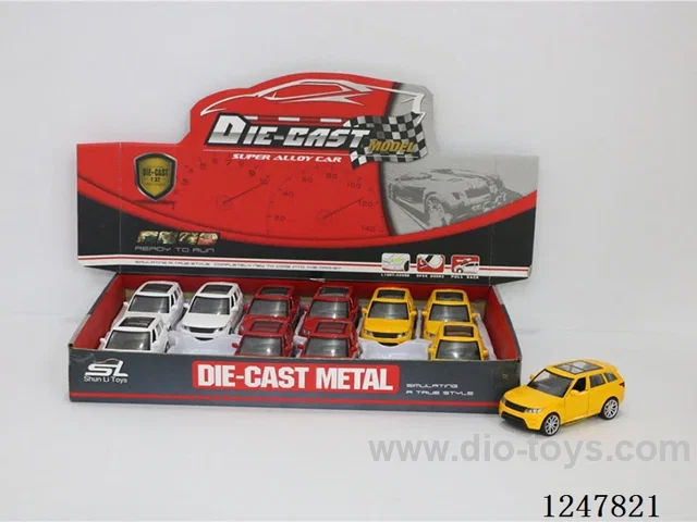1:32 pull back alloy car 12PCS