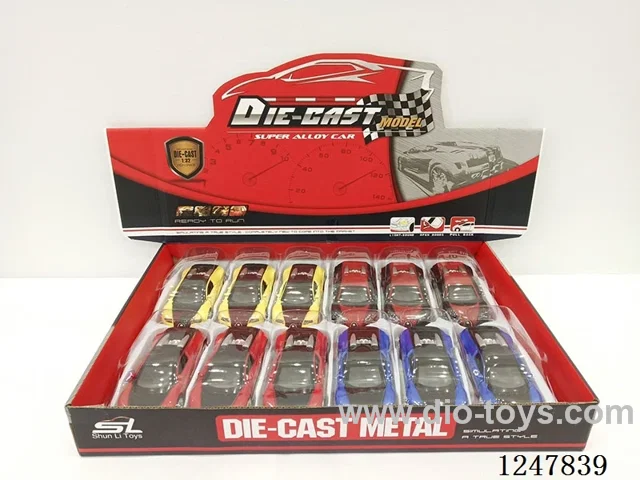 1:32 pull back alloy car 12PCS