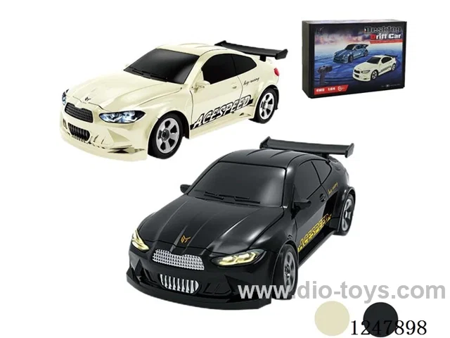 1:64 4WD Drift RC Car 2.4G with Light Included Battery