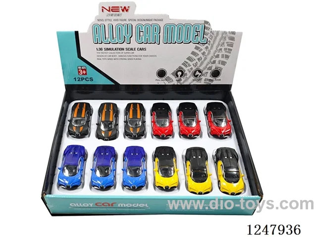 1：43 pull back alloy car 12PCS