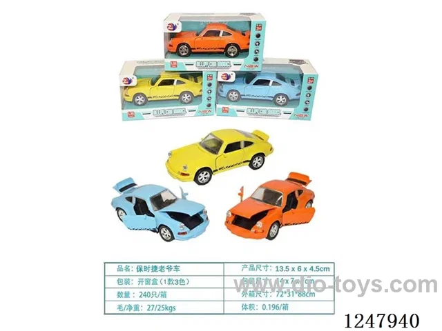 1：36 pull back alloy car W L/M included battery