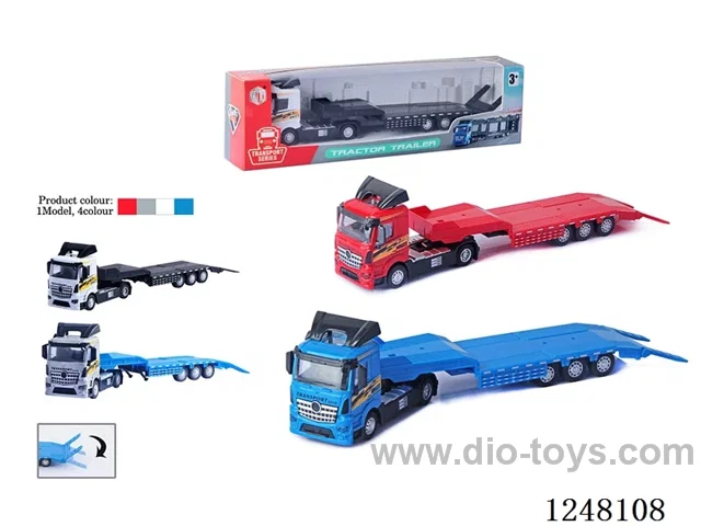 Free wheel trailer set