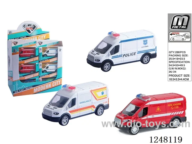 pull back alloy car 24PCS