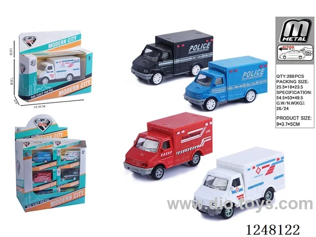 pull back alloy car 24PCS