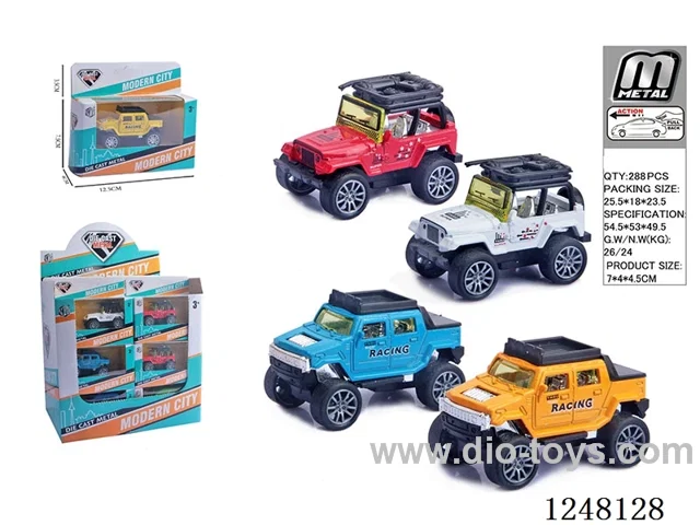 pull back alloy car 24PCS