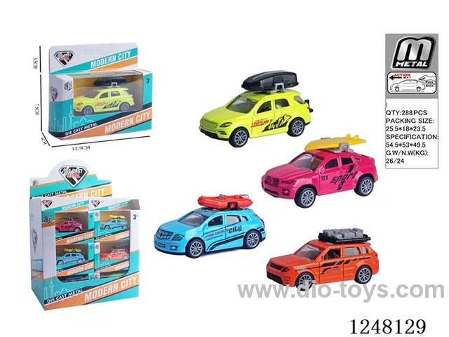 pull back alloy car 24PCS