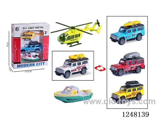 pull back alloy car 3PCS
