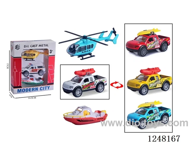 pull back alloy car 3PCS
