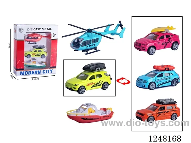 pull back alloy car 3PCS