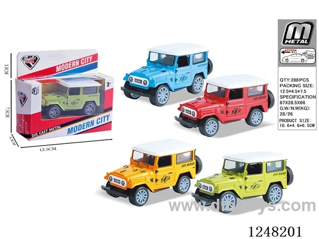 pull back alloy car