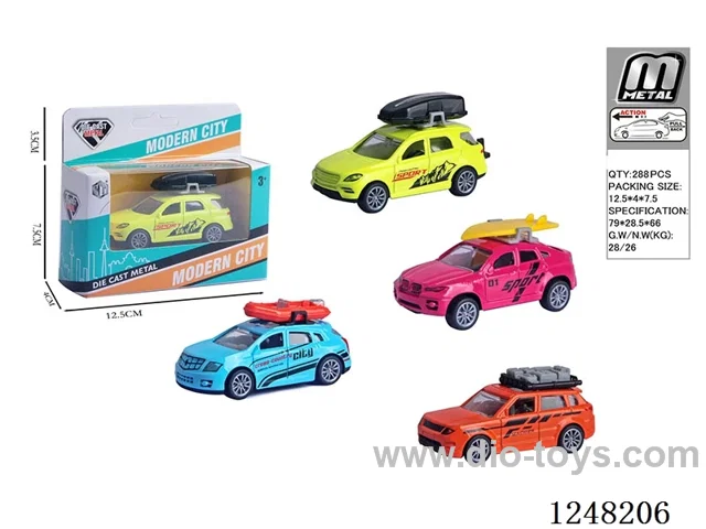 pull back alloy car