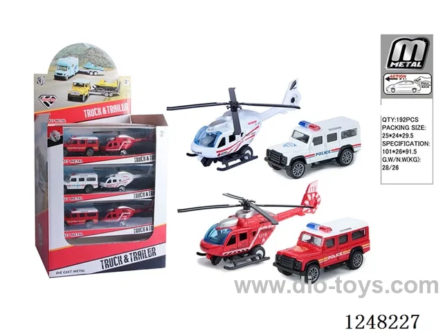 pull back alloy car 16PCS