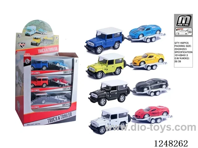 pull back alloy car 16PCS