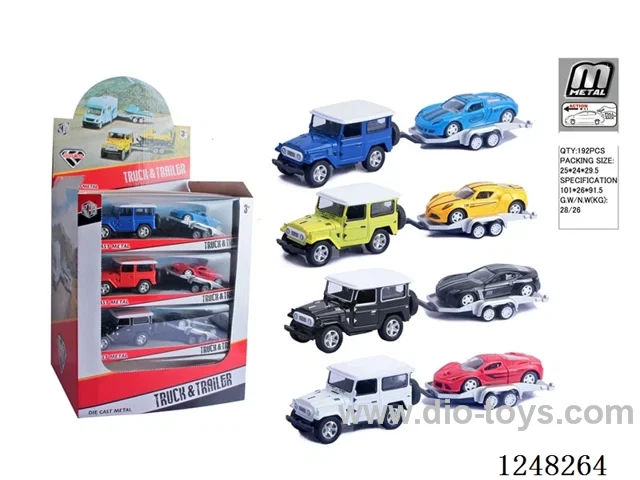 pull back alloy car 16PCS
