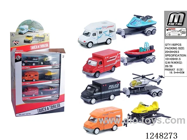 pull back alloy car 16PCS