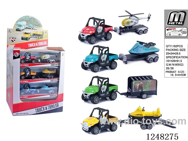 pull back alloy car 16PCS