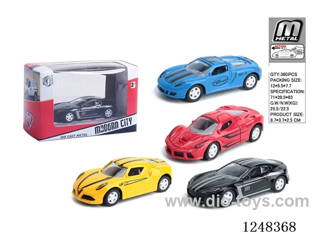 pull back alloy car