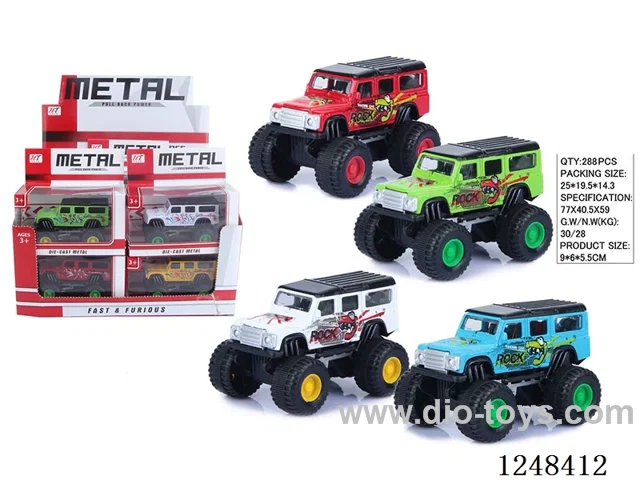 pull back alloy car 12PCS