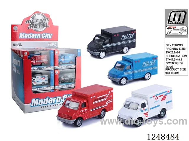 pull back alloy car 24PCS
