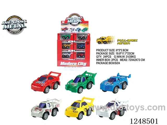 pull back alloy car 24PCS
