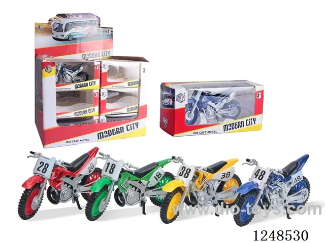 free wheel alloy car 24PCS
