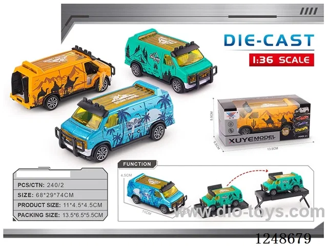 1:32 pull back alloy car